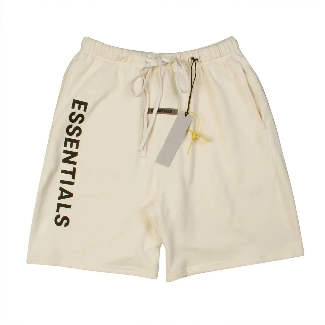 Fear of God Essentials Cream Solid Shorts