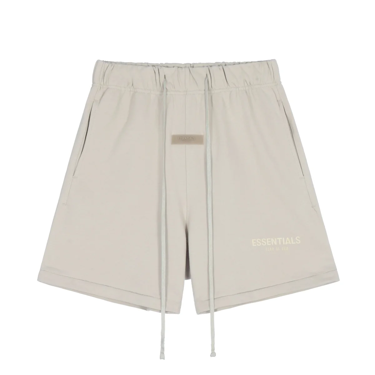 Fear of God Essentials Beige Drawstring Shorts