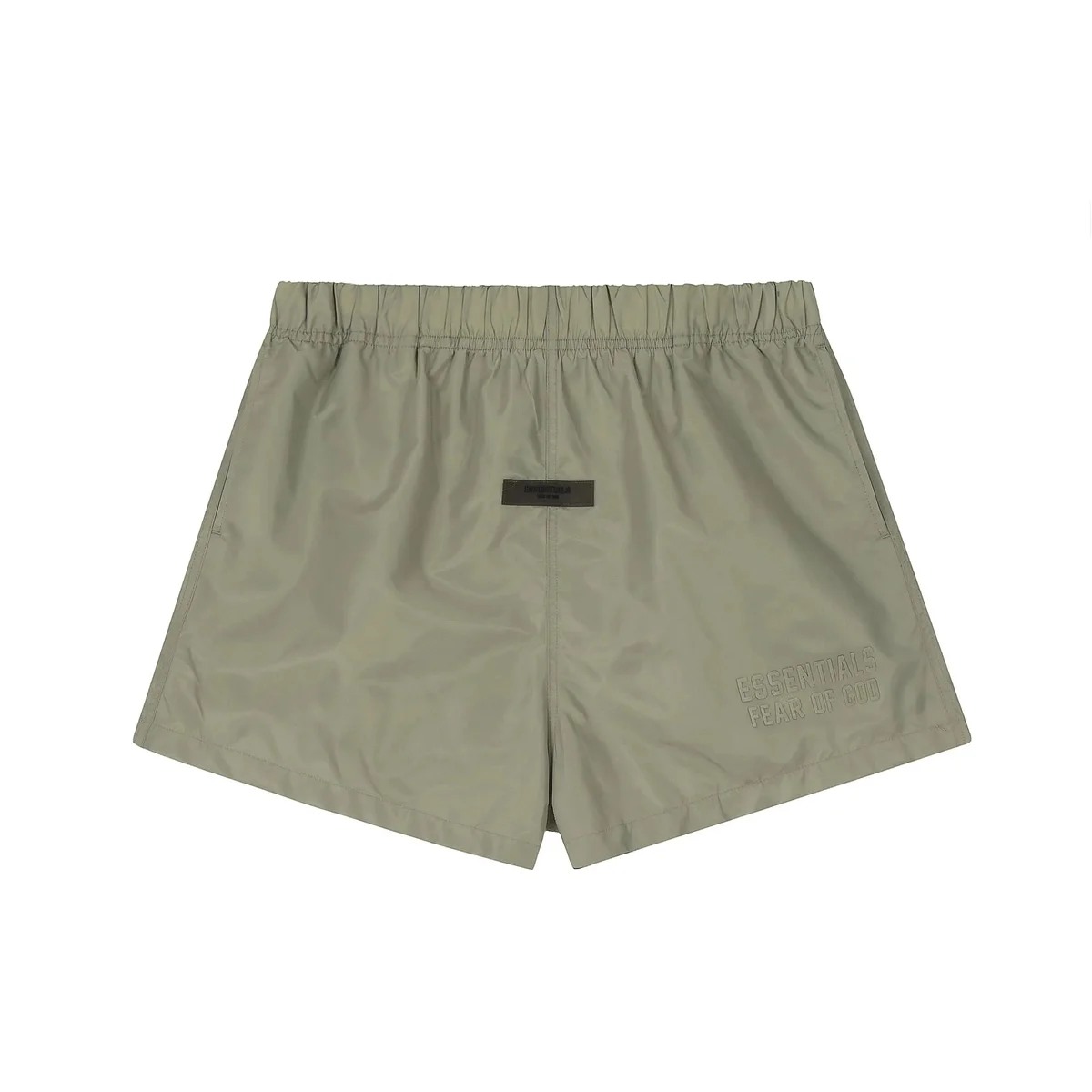 Fear of God Essentials Olive Green Shorts