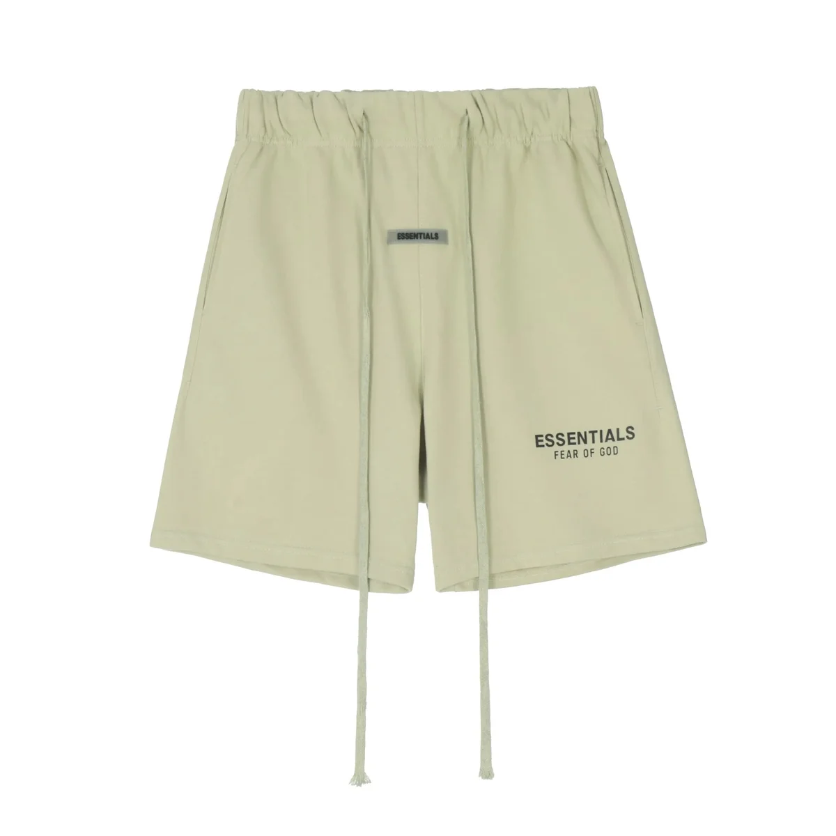 Fear of God Essentials Beige Drawstring Shorts