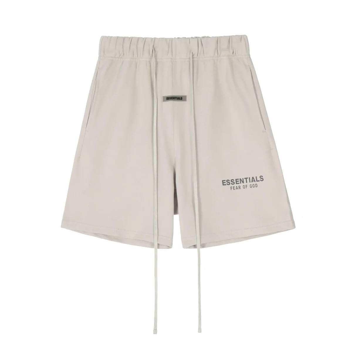 Fear of God Essentials Beige Drawstring Shorts