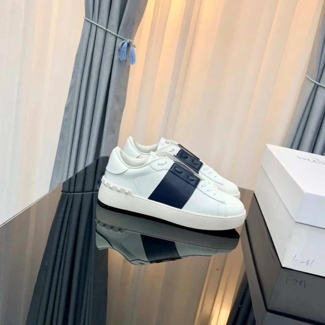 Valentino Rockstud White/Blue Sneakers