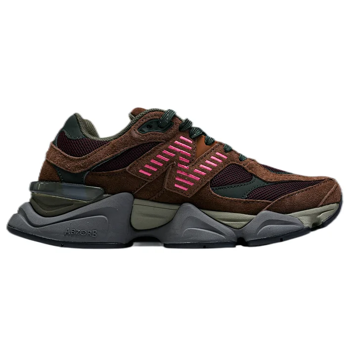 Unisex ABZORB Brown & Pink Sneakers