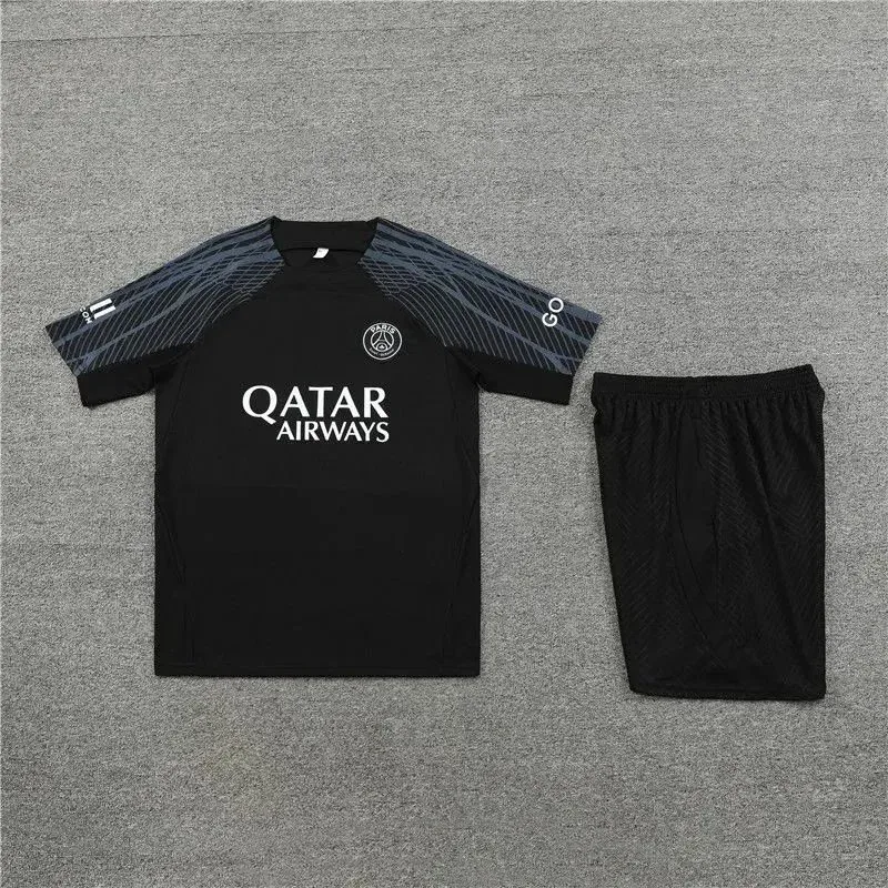 Paris Saint-Germain Tennis Club Black Soccer Kit