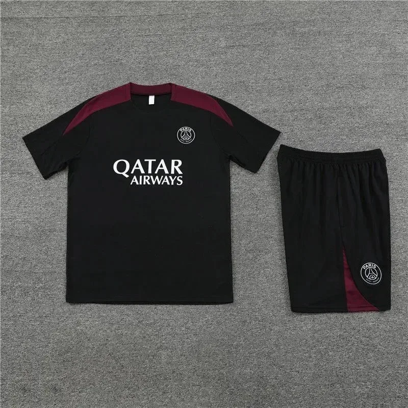 Paris Saint-Germain Tennis Club Black & Burgundy Training Set