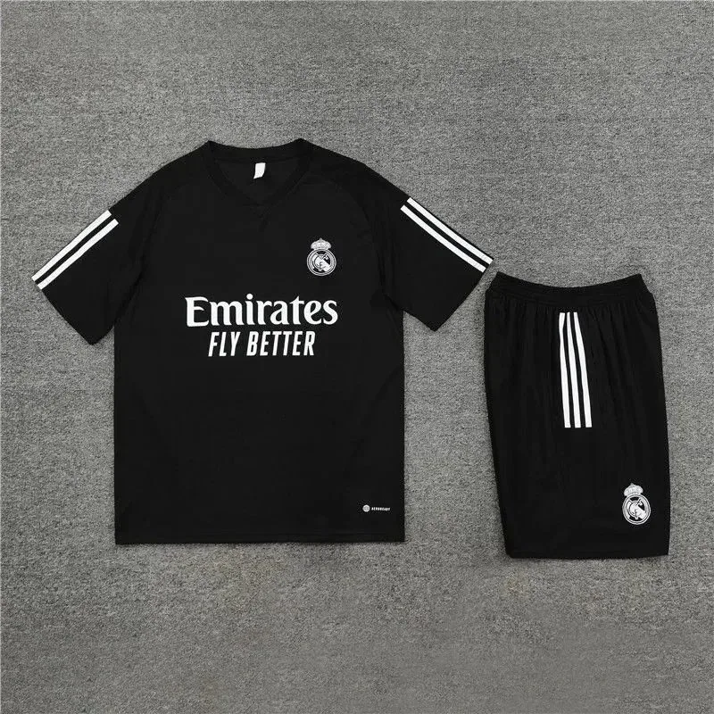 Adidas Real Madrid Black & White Co-ord Set