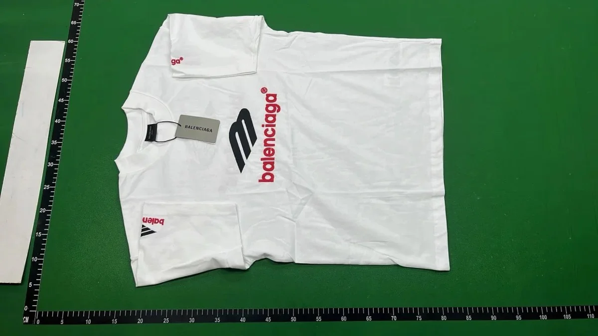 Balenciaga White M Logo T-Shirt