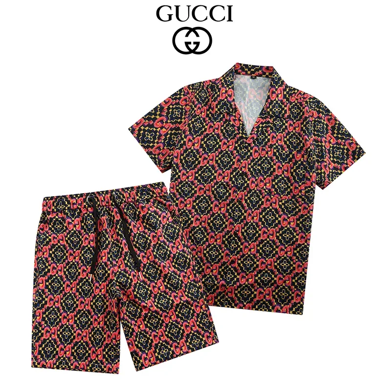 Gucci GG Print Shorts Set Multicolor Casual