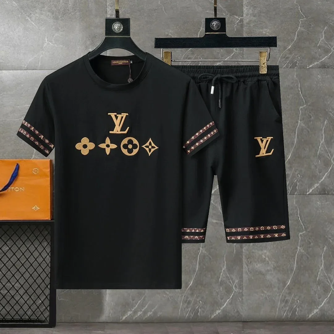 Louis Vuitton Tabi Black Embroidered Co-ord Set