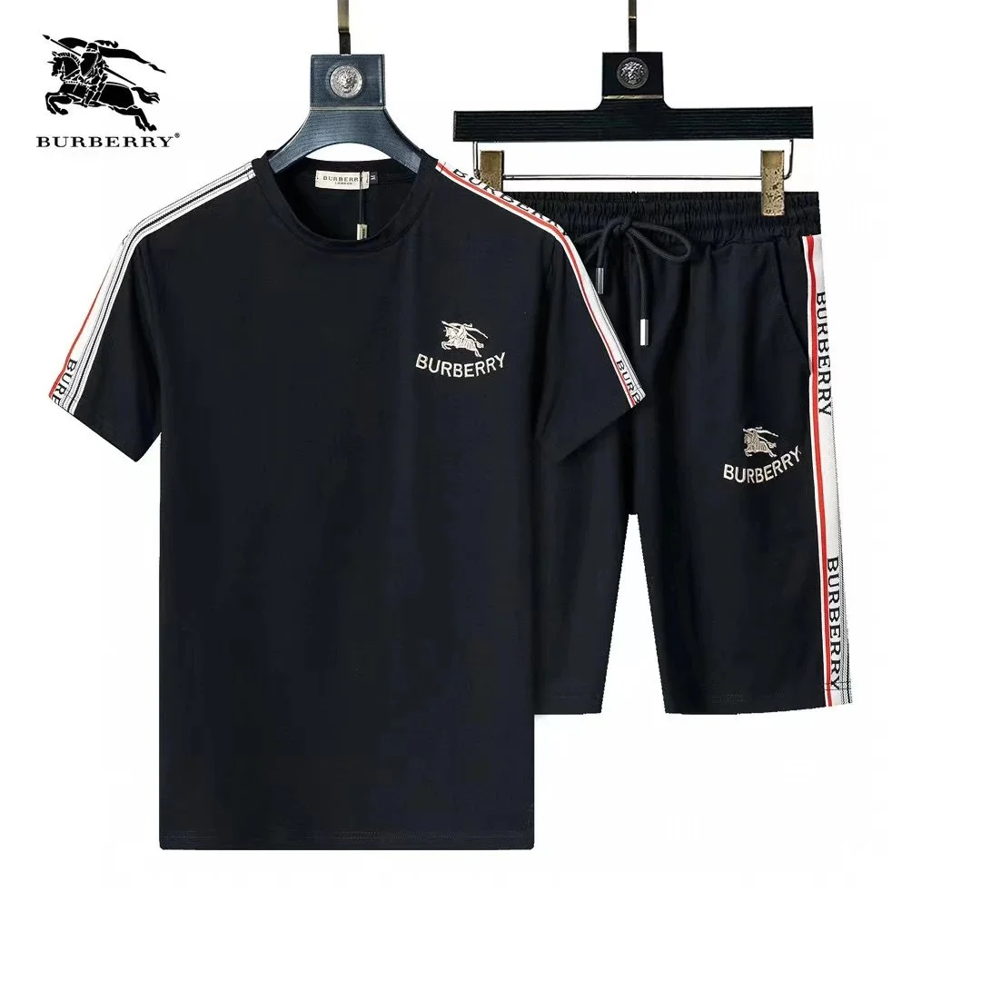 Burberry Black Equestrian Logo Co-ord Set