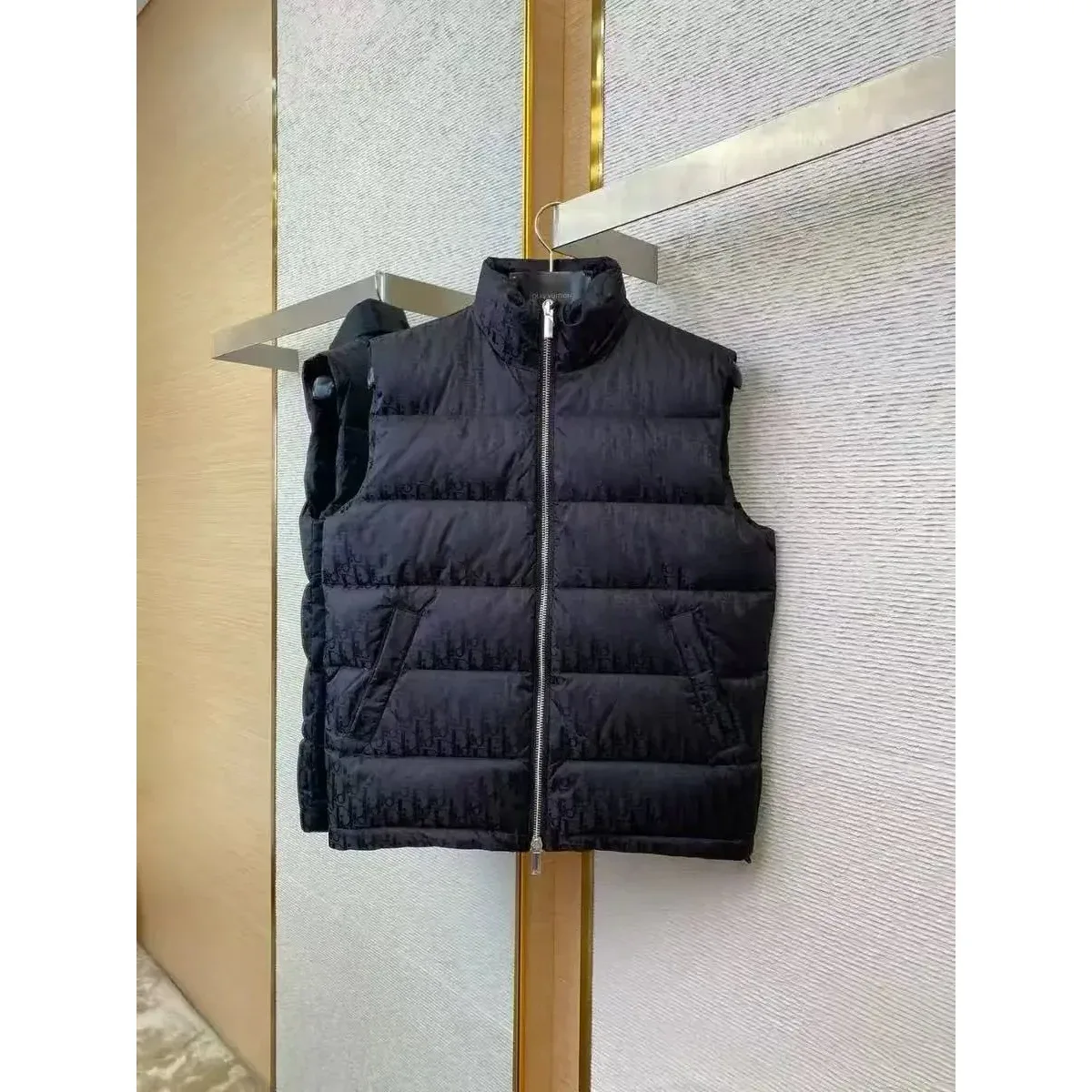 Dior Classic Flap Black Puffer Vest