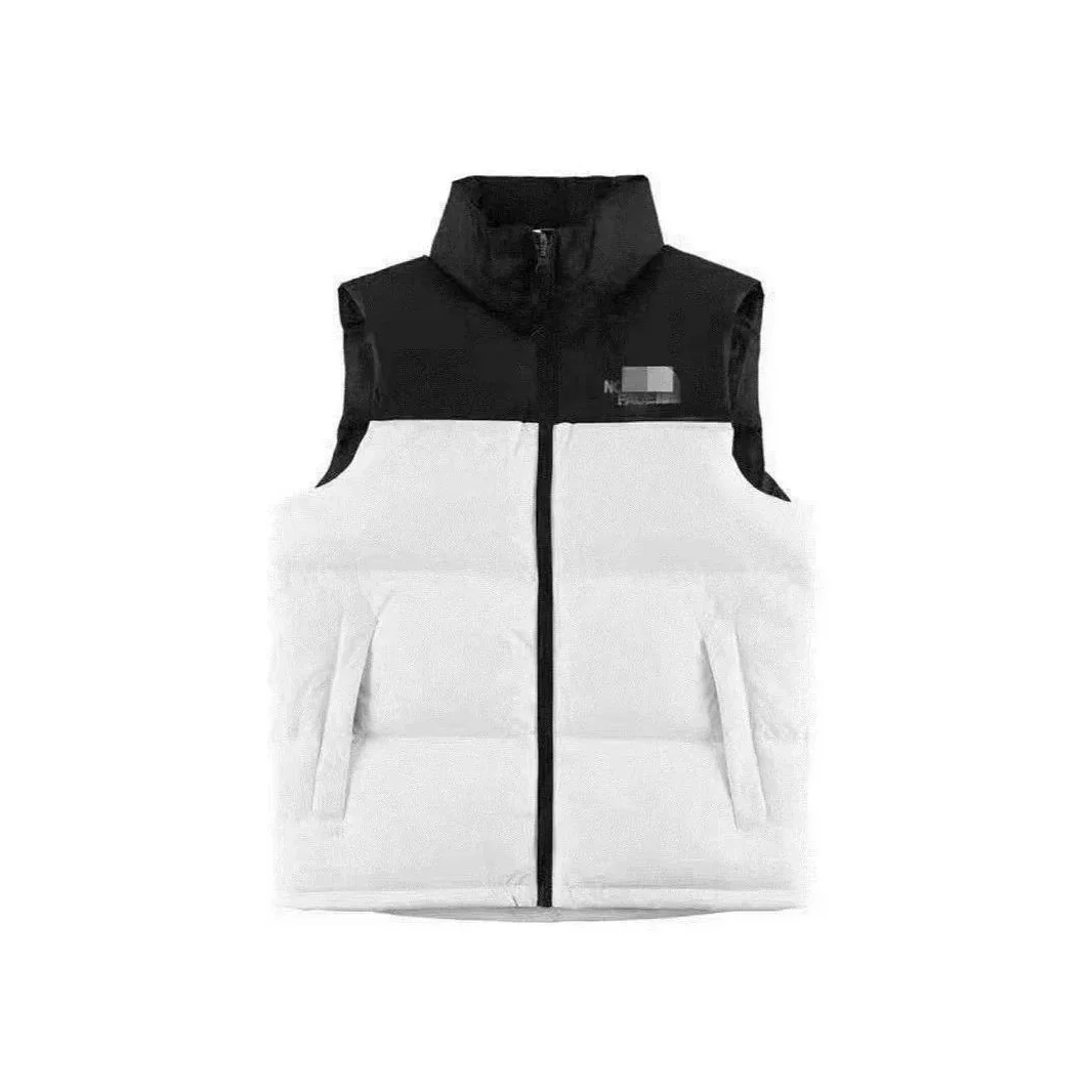 The North Face Nuptse White/Black Vest