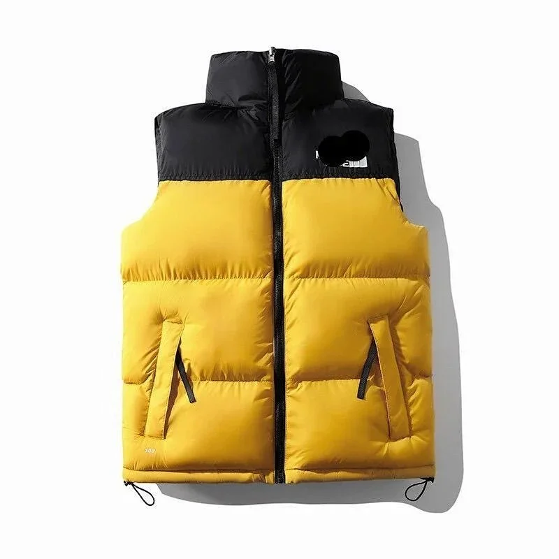 The North Face Nuptse Yellow Puffer Vest