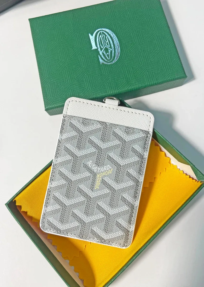Goyard YARD Card Holder White/Grey