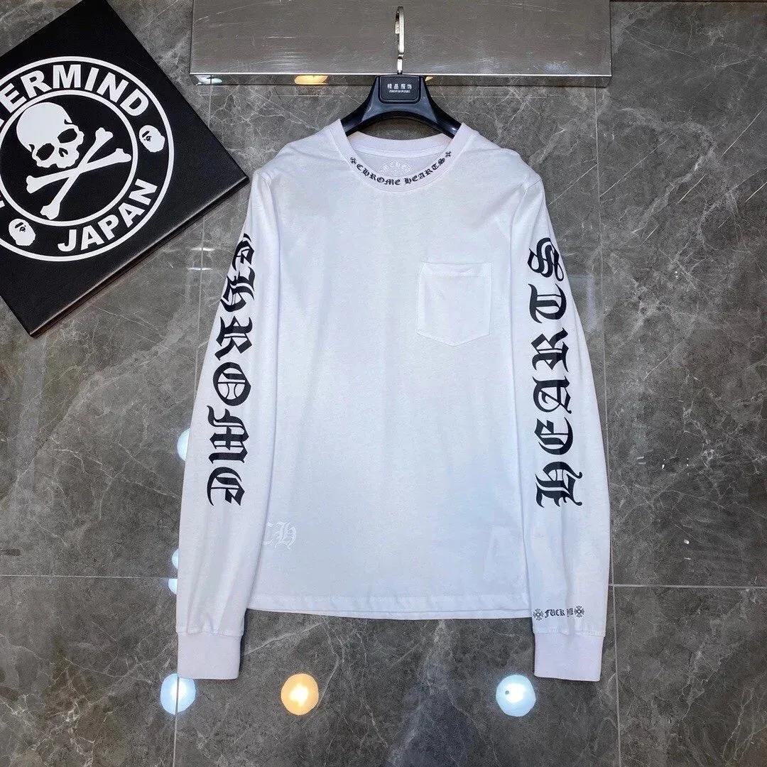 Chrome Hearts CH Cross Long Sleeve T-Shirt White