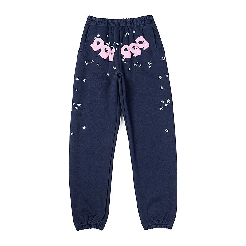 Navy Pink '90s Inspired Sweatpants