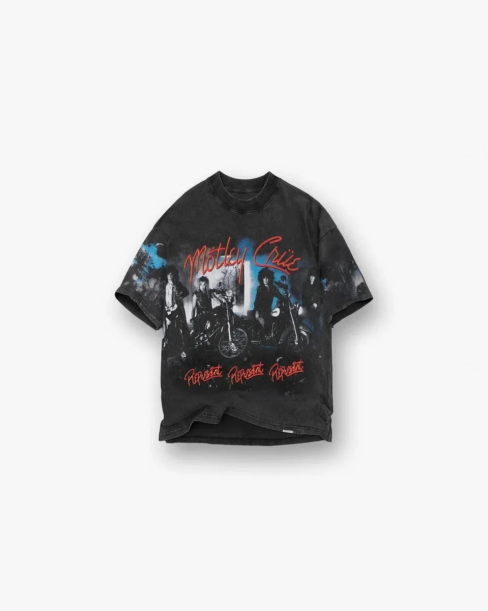 Represent Motley Crue Black T-Shirt