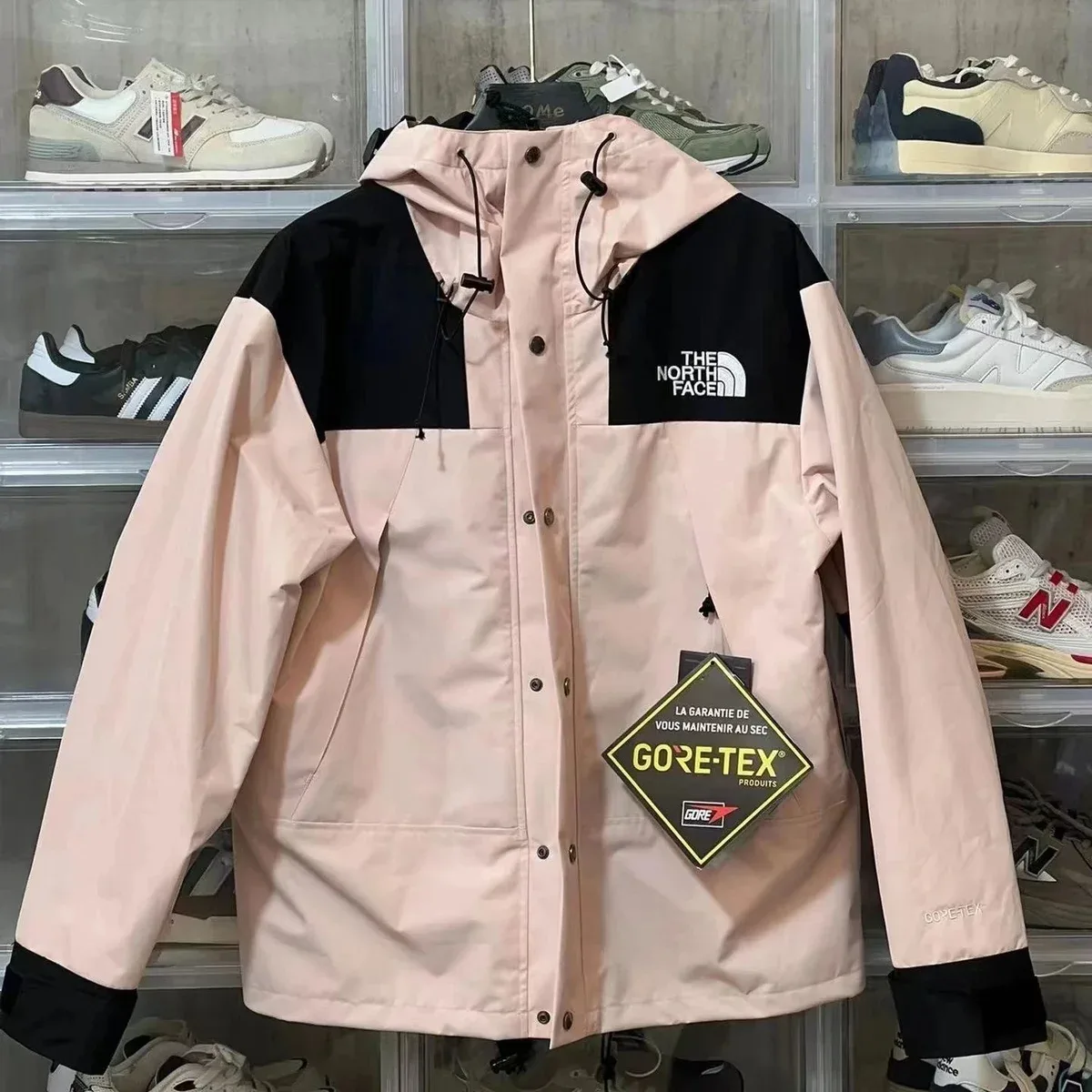 The North Face Expedition Swirl Pink/Black Parka