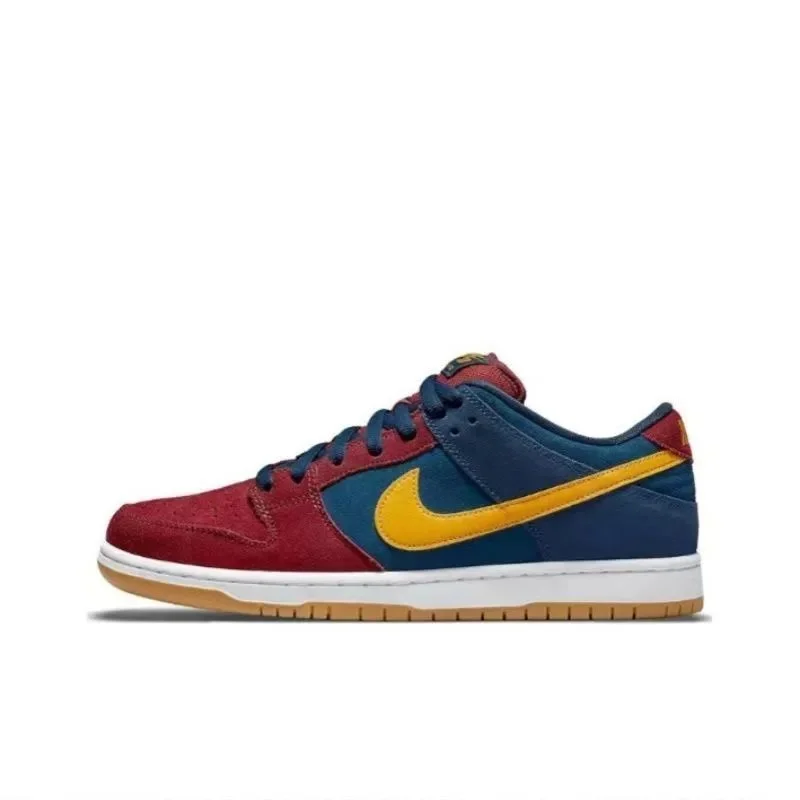 Nike SB Dunk Low Barcelona Red Blue Yellow Sneakers