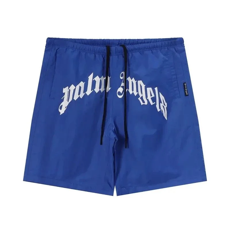 Palm Angels Palm City Royal Blue Shorts
