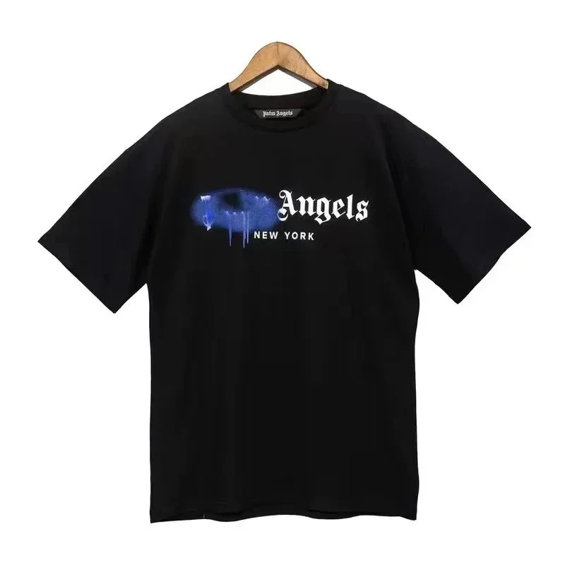 Palm Angels Angels New York Black T-Shirt