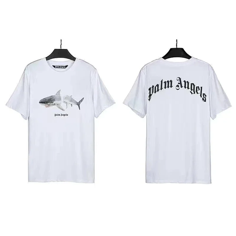 Palm Angels White Shark T-Shirt