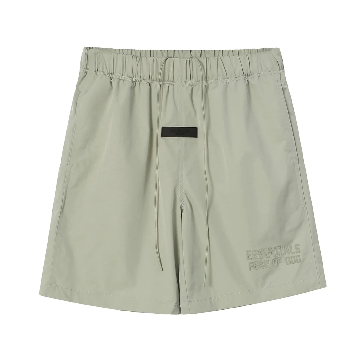 Fear of God Essentials 11 Grey Green Shorts