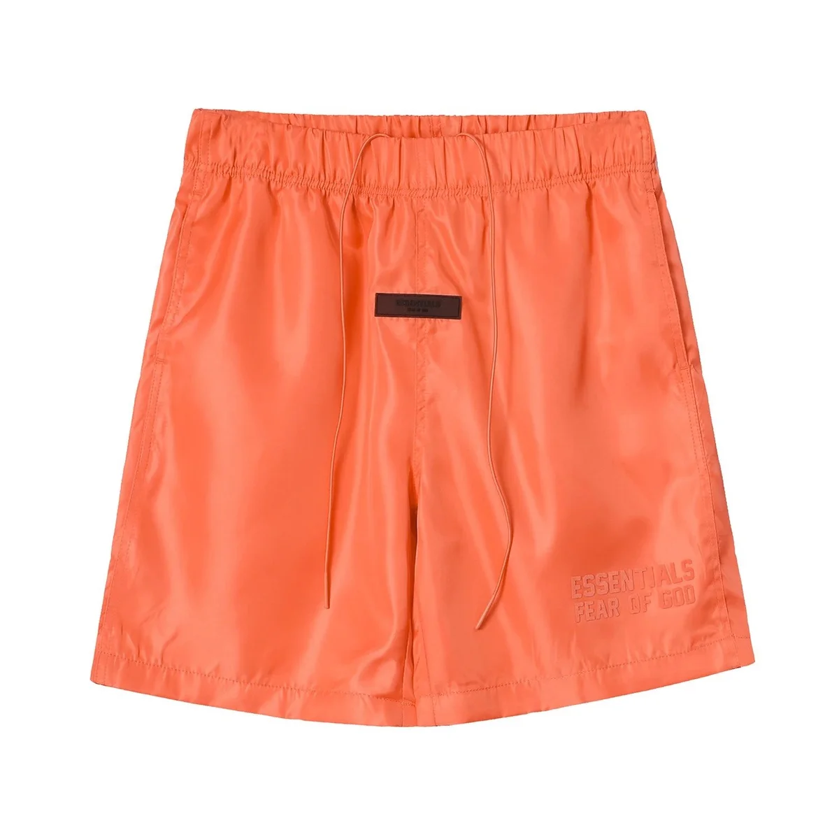 Fear of God Essentials 14 Red Orange Shorts