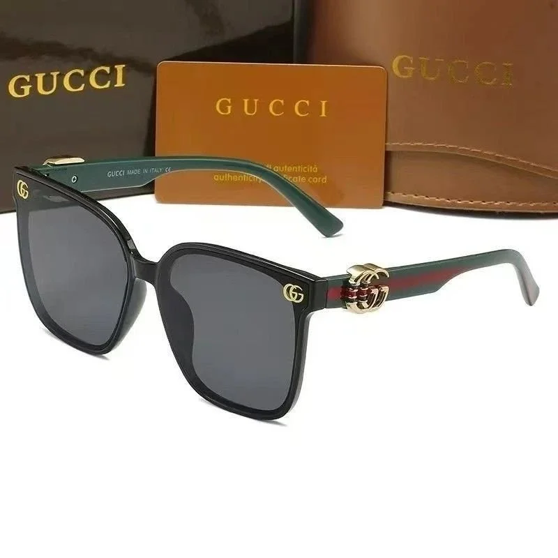 Gucci Iconic GG Sunglasses Black/Gold Eyewear