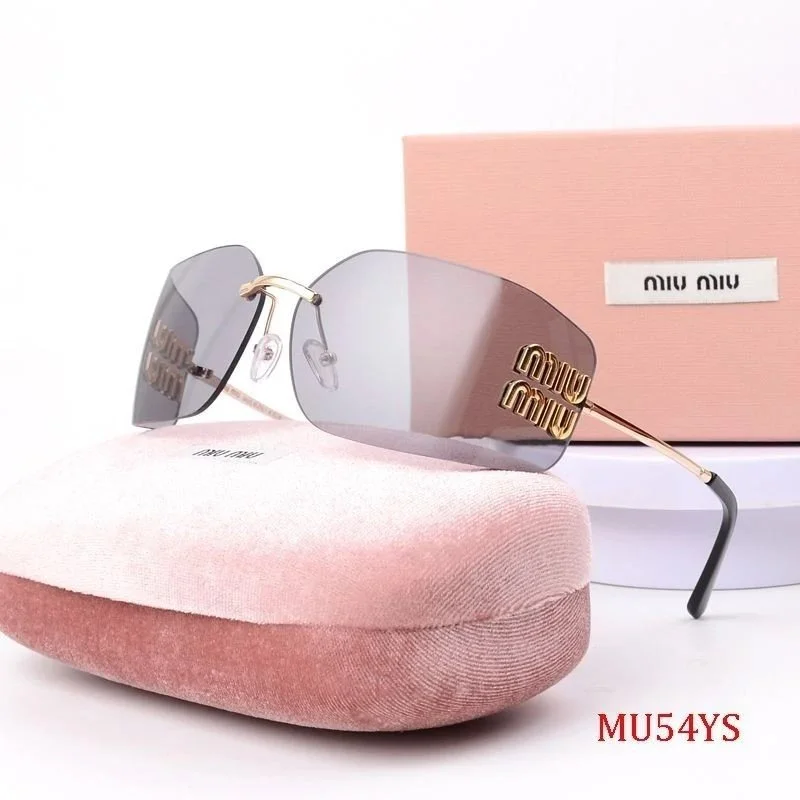 Miu Miu MU54YS H32 Rimless Sunglasses
