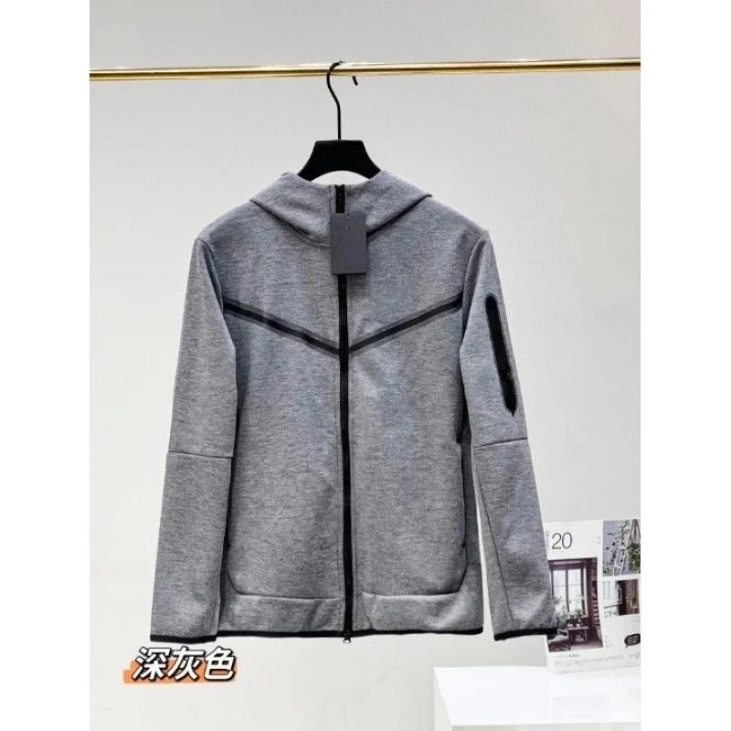 Deep Grey Hooded Jacket