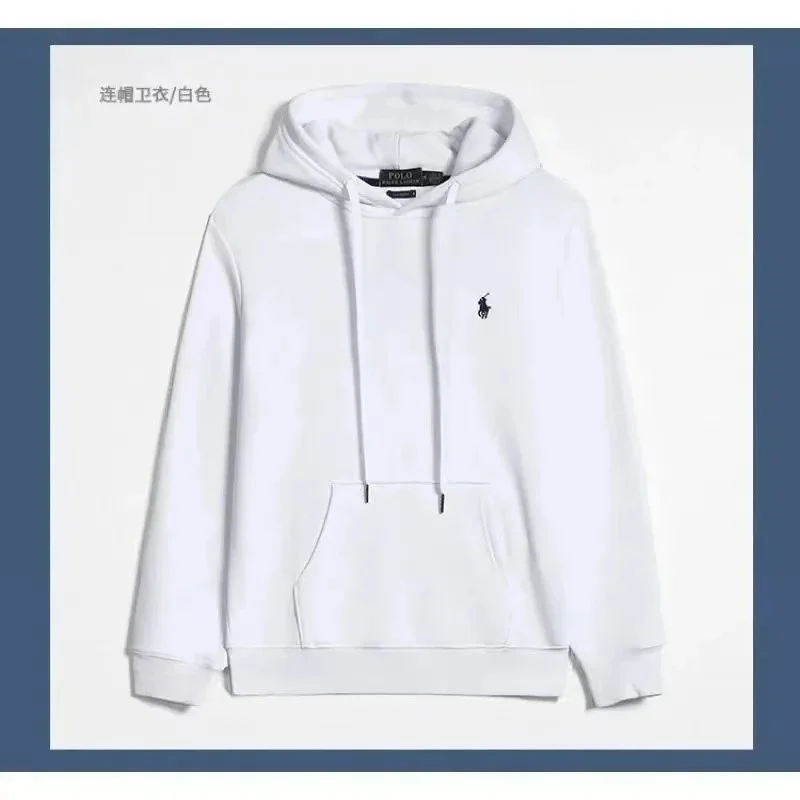 Polo Ralph Lauren White Pony Hoodie