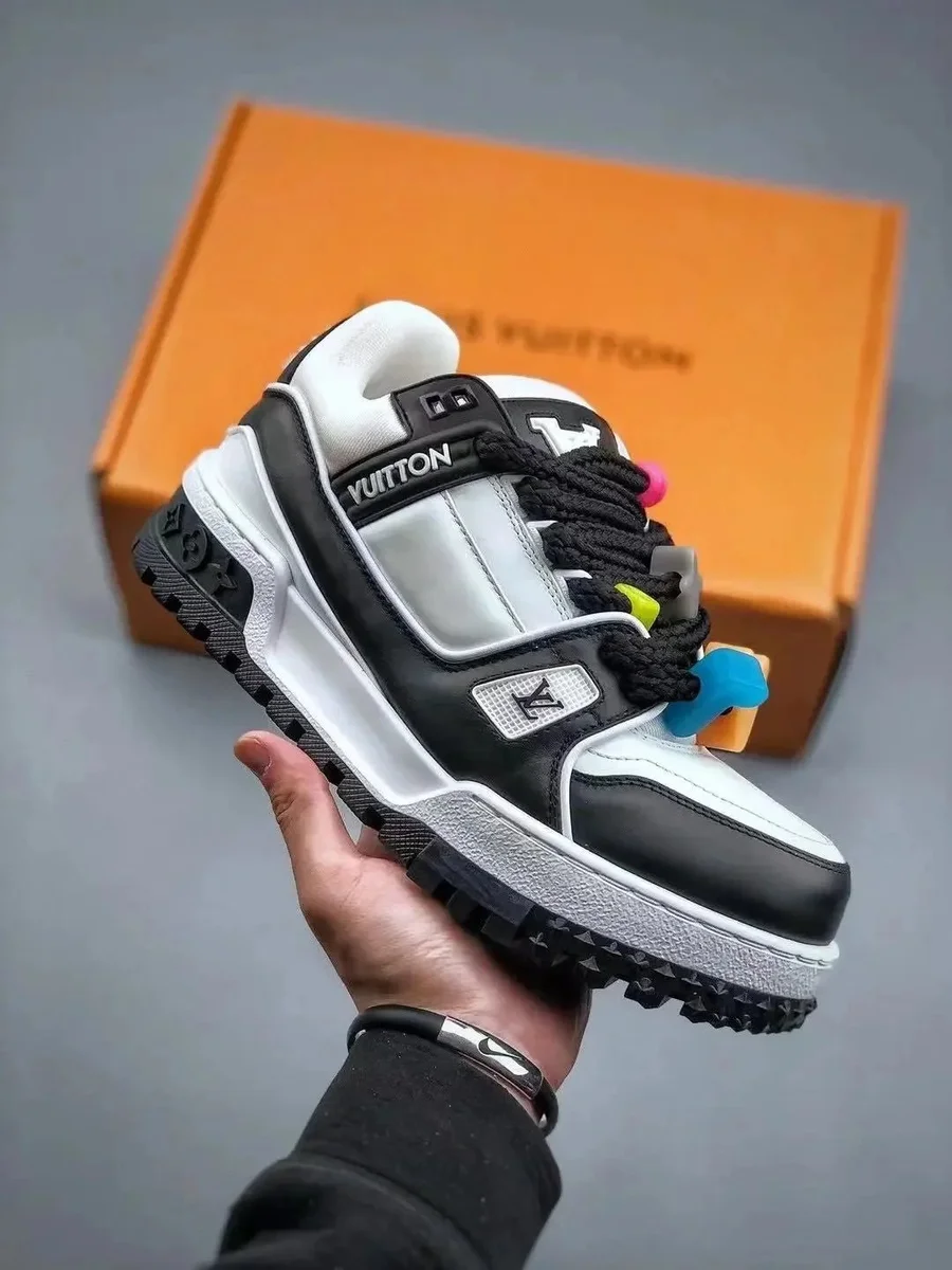Louis Vuitton LV Trainer Black & White Sneakers