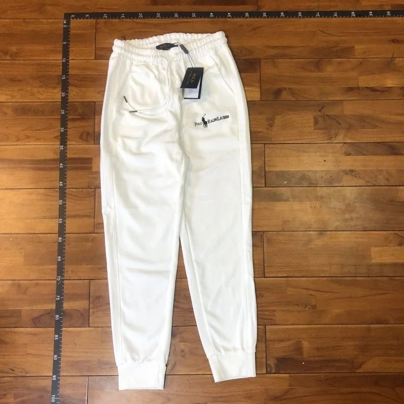 Polo Ralph Lauren White Polo Bear Sweatpants