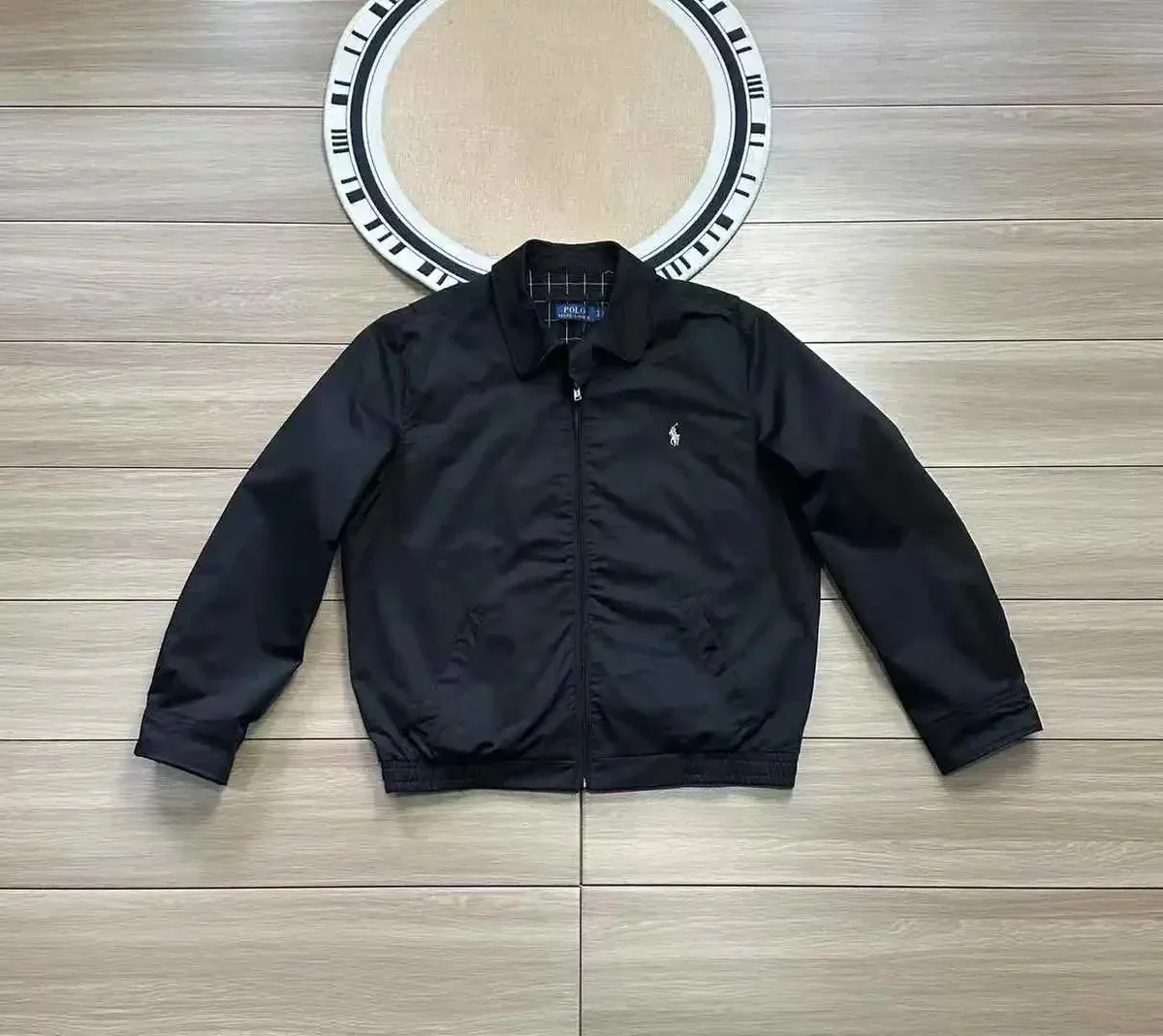 Polo Ralph Lauren Black Classic Zip-Up Jacket