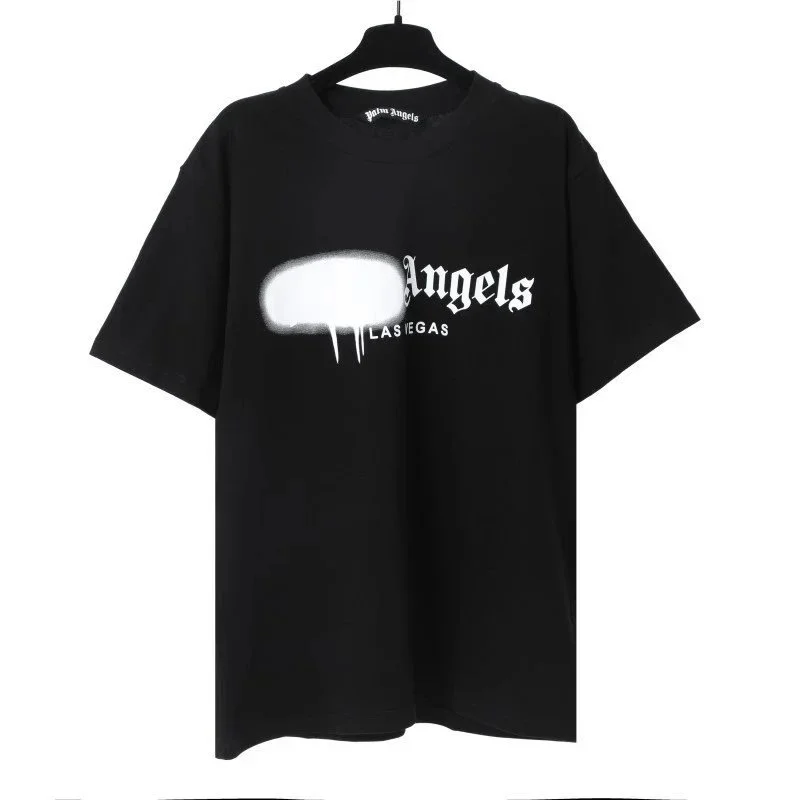 Palm Angels Angels 'Las Vegas' Black T-Shirt