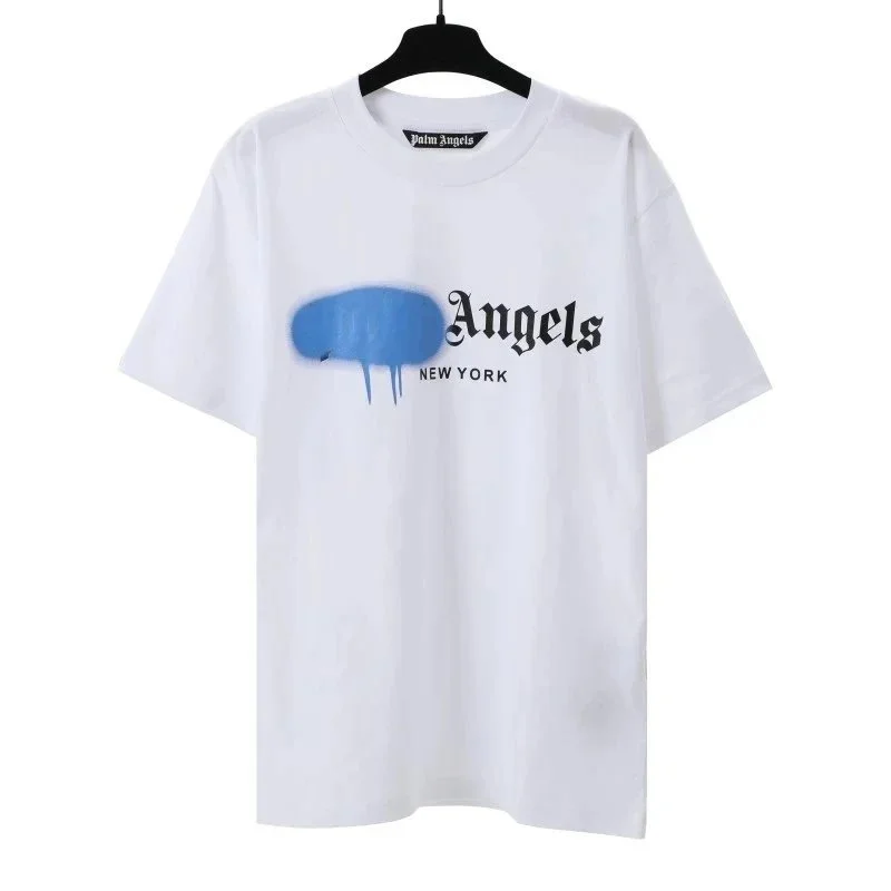 Palm Angels Angels New York White T-Shirt