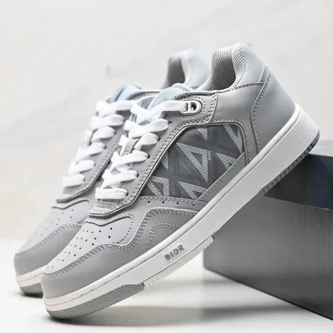 Dior Dior Air Force 1 Grey/White Sneakers Grey - 1