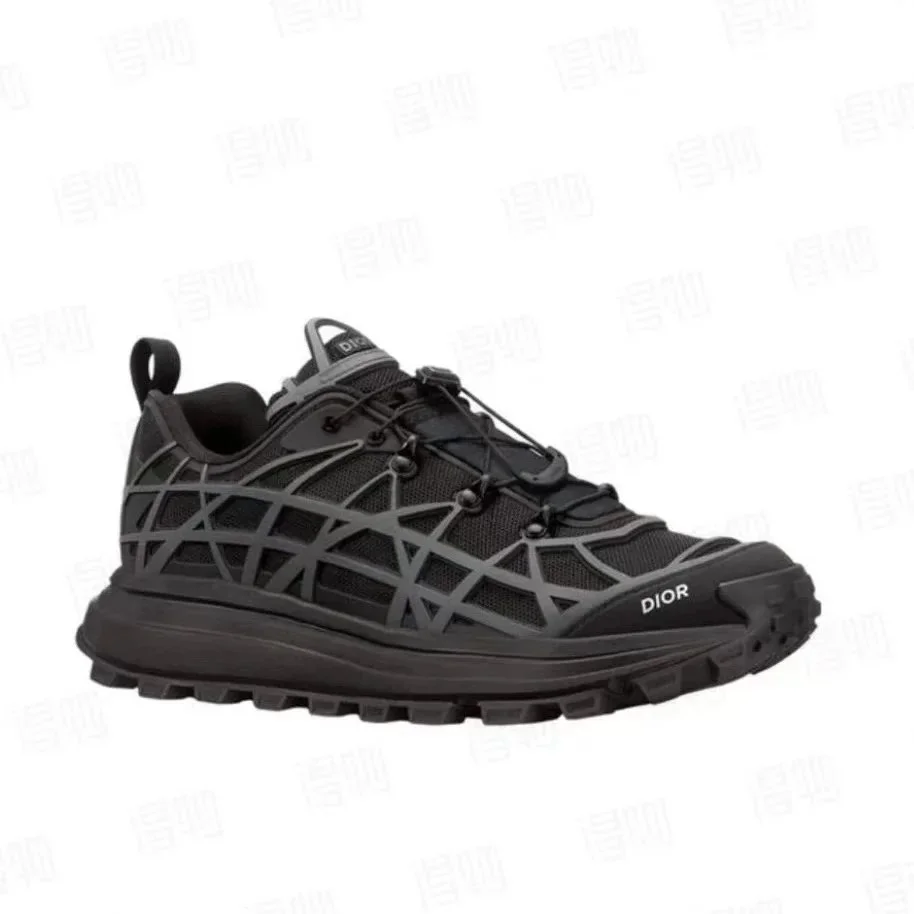 Dior Air Force 1 Triple Black Sneakers