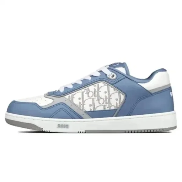 Dior Air Force 1 Blue & White Sneakers