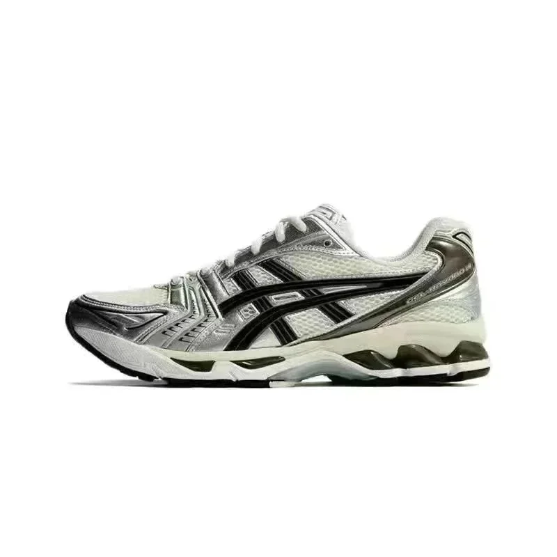 ASICS Gel-Nimbus 14 Silver Black Brown Sneakers