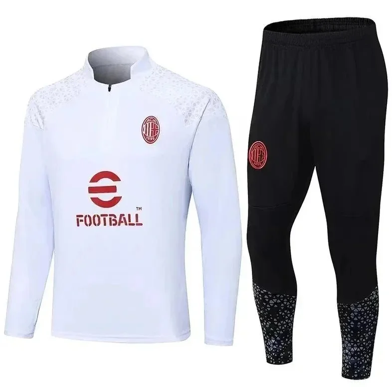 AC Milan Training Set White/Black Tracksuit