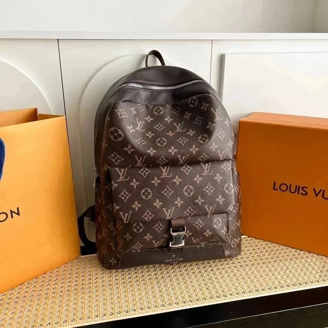 Louis Vuitton Neverfull Monogram Backpack Brown