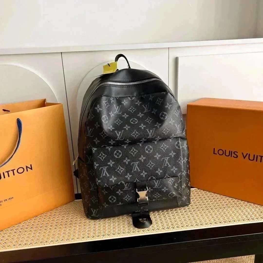 Louis Vuitton Neverfull Monogram Backpack Black