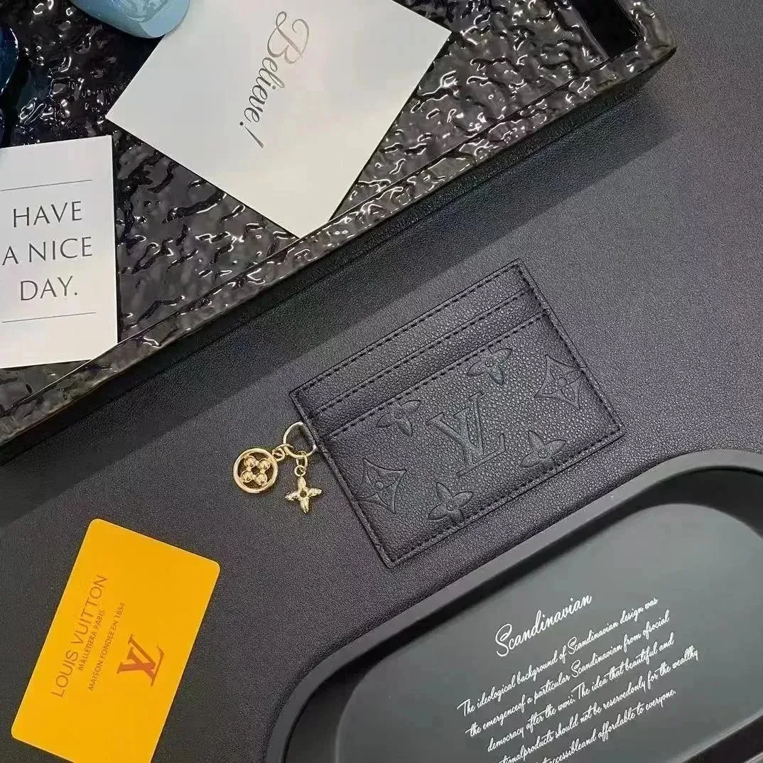 Louis Vuitton Tabi Black Monogram Card Holder