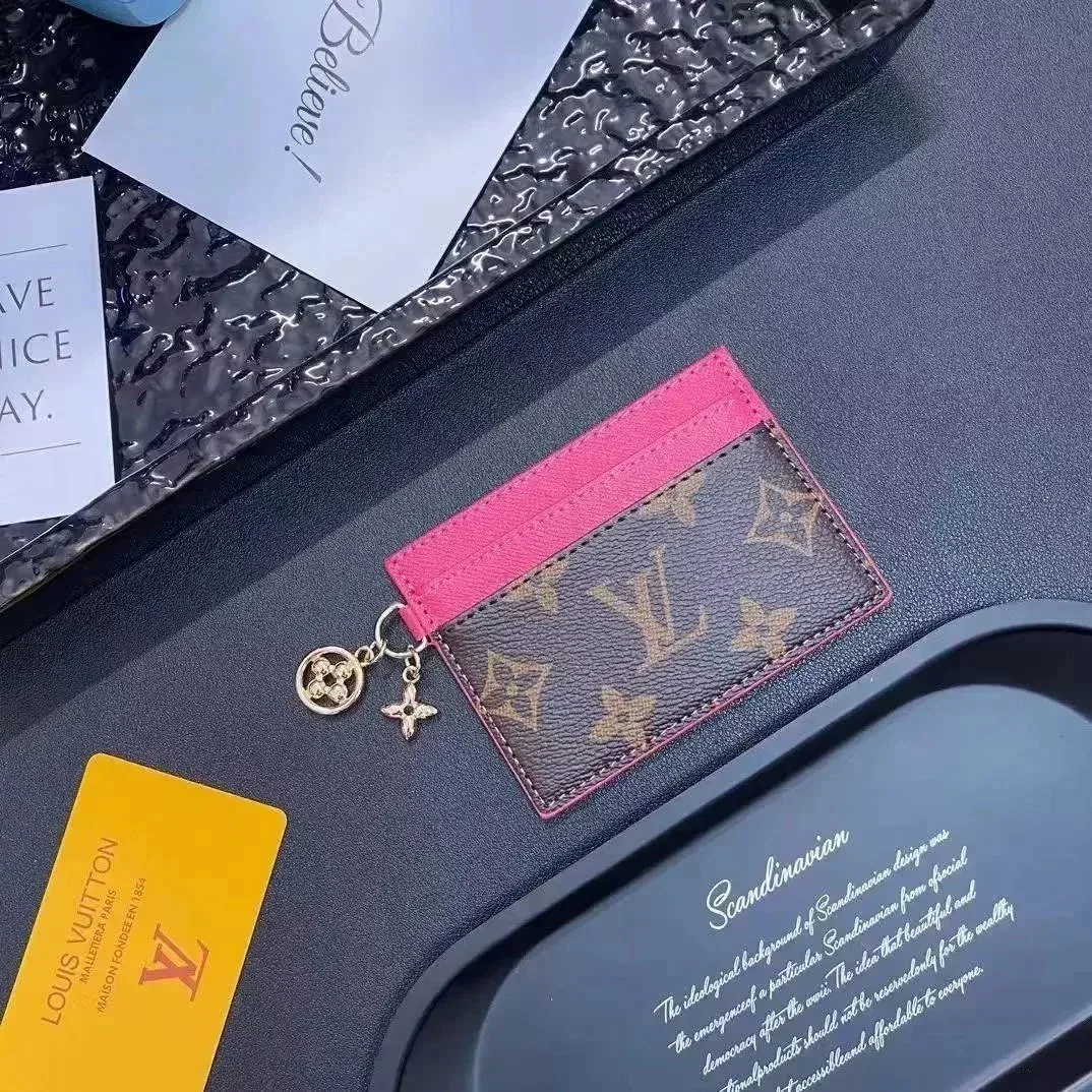 Louis Vuitton Neverfull Pink Monogram Card Holder
