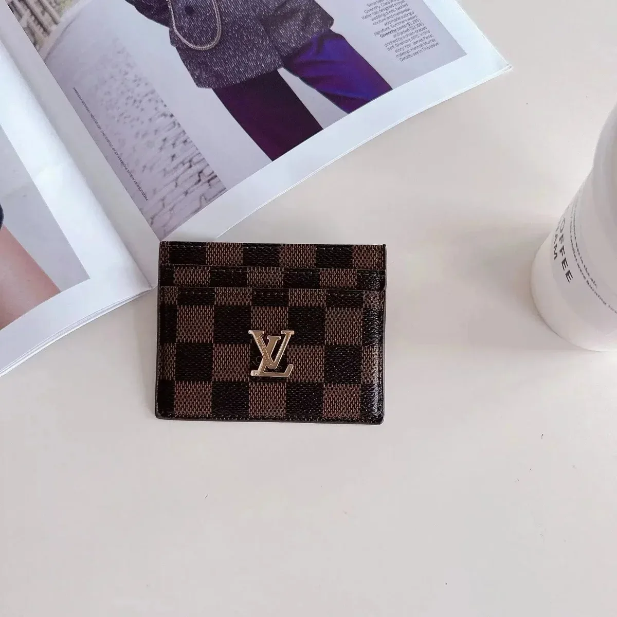 Louis Vuitton Damier LV Logo Cardholder