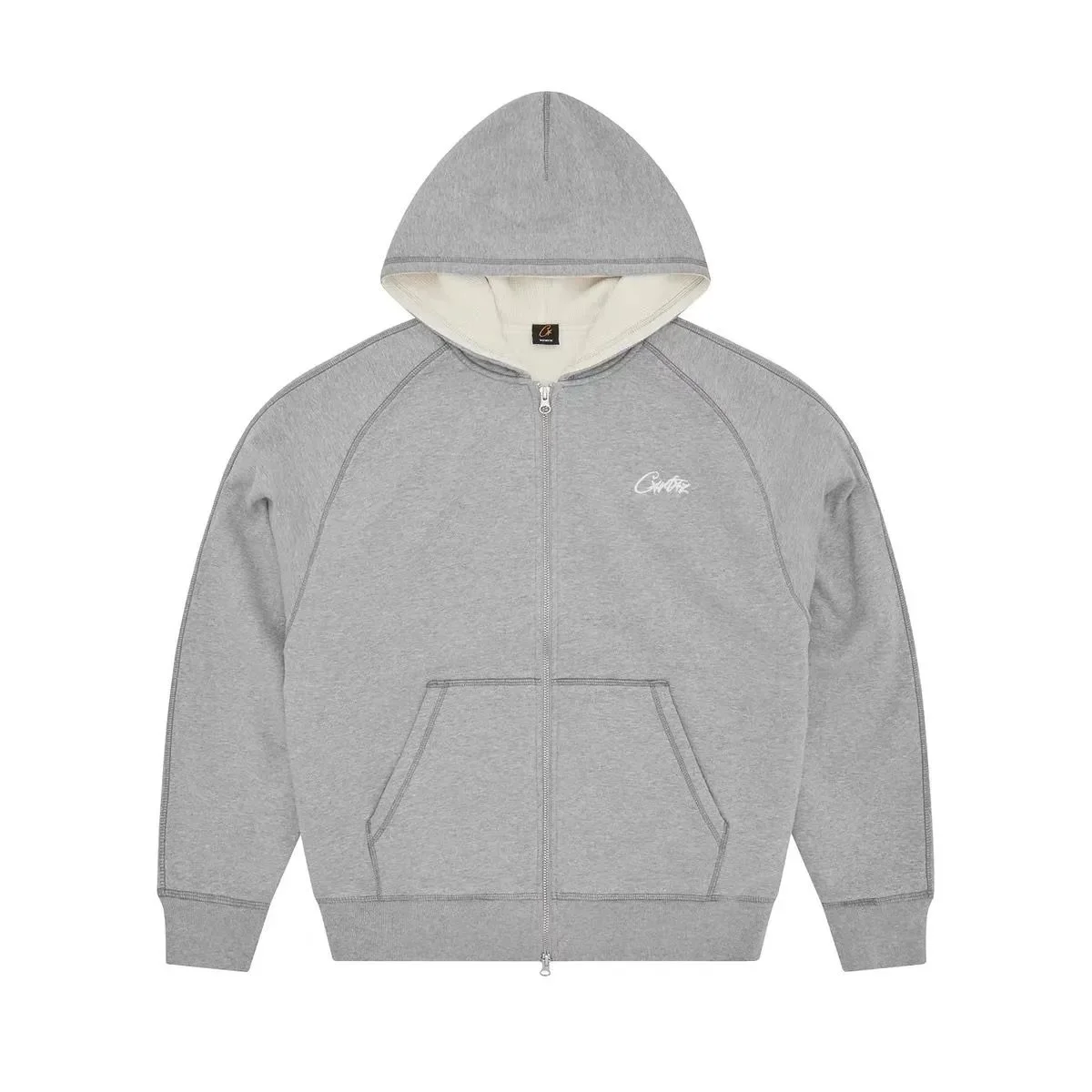 Cartier Grey Zip-Up Hoodie