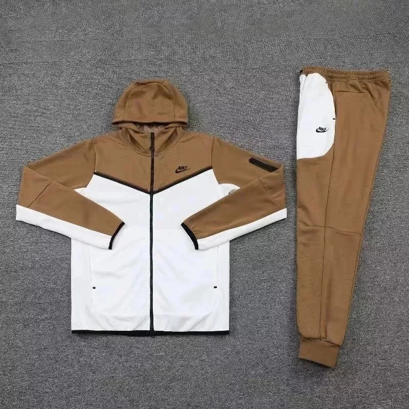 Nike Air Tech Fleece 06 Camel Tracksuit Set