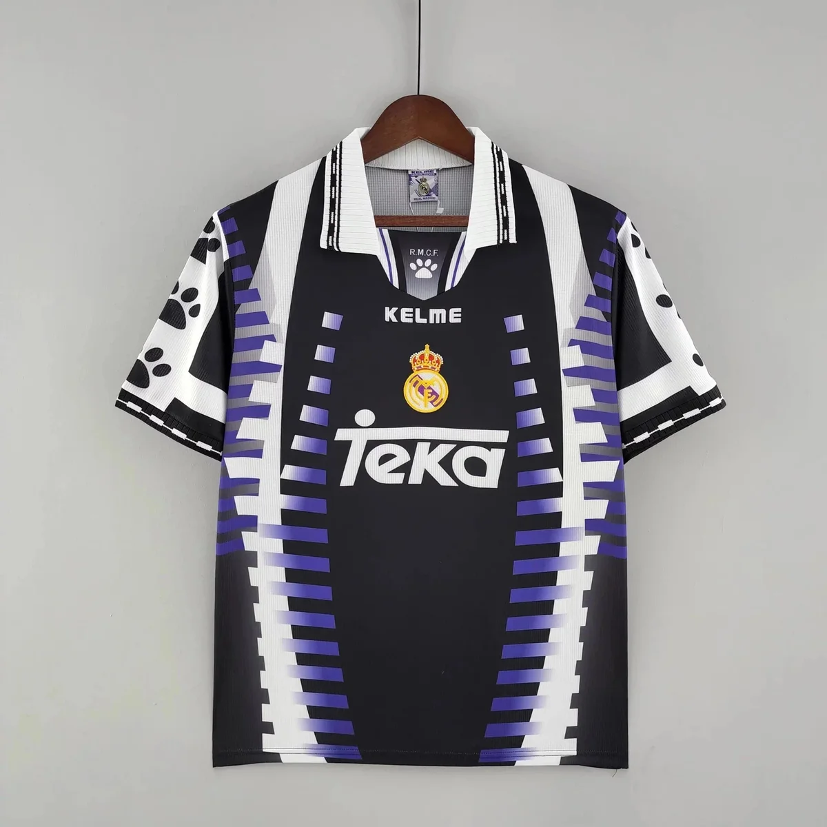 Real Madrid Kelme Teka Black & White Jersey